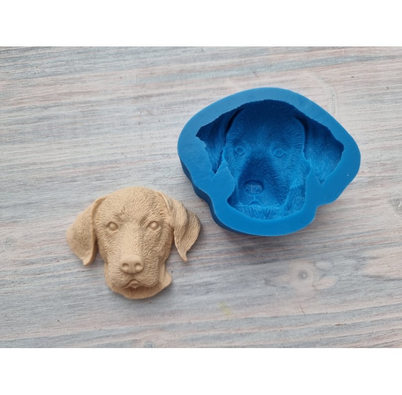 Silicone mold, Dog, Labrador, Modeling tools for sculpting animals, for  home decor