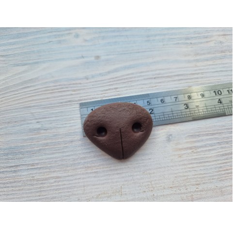 Silicone mold, Dog's/bear's nose, ~ 4.7*4 cm