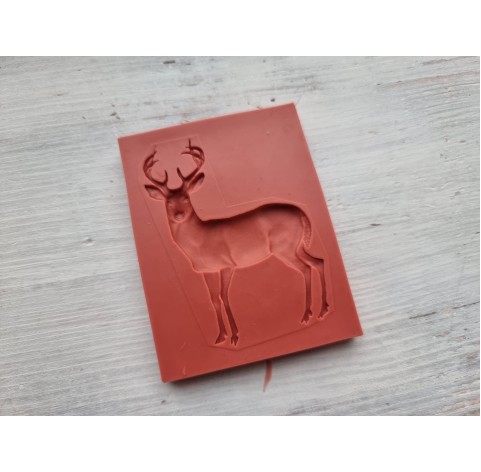 Silicone mold, Deer/elk, style 1, ~ 4.8*6.1 cm, H:0.6 cm