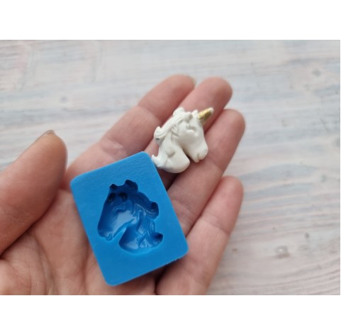 Silicone mold, Unicorn 2, ~ 2.1*3.1 cm