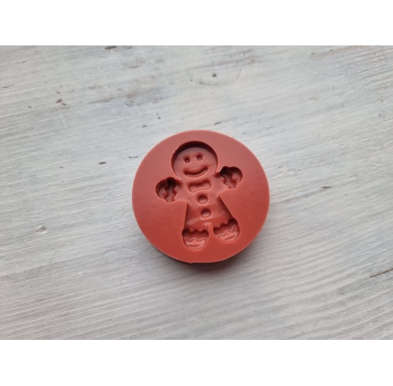 Silicone mold, Ginger cookie male, ~ 2.6 * 3.2 cm