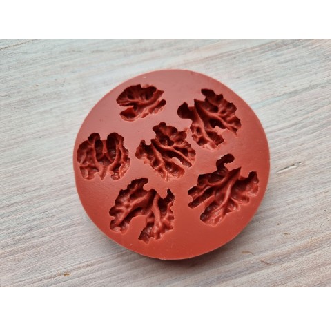 Silicone mold, Walnut, 6 pcs., ~ 2.5*3.5 cm