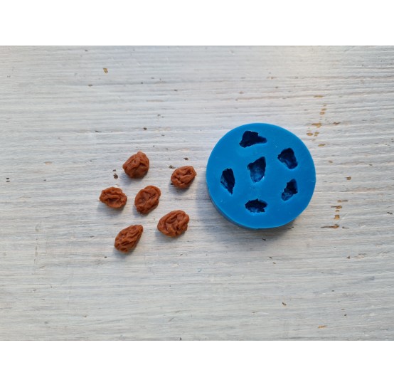 Silicone mold, Raisins, 6 pcs., ~ 0.8-1.1 cm