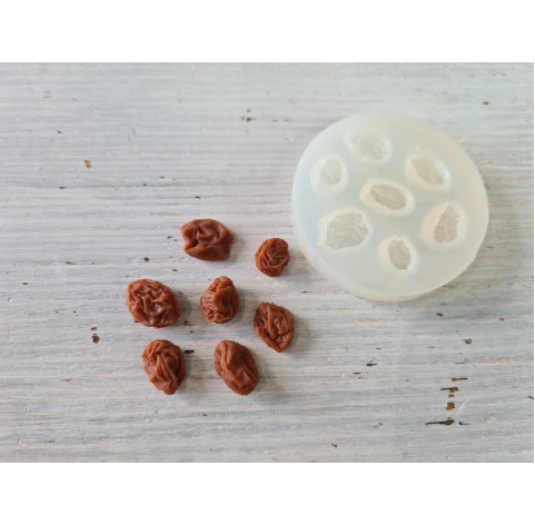 Silicone mold, Raisins, 7 pcs., ~ 1.2-1.7 cm