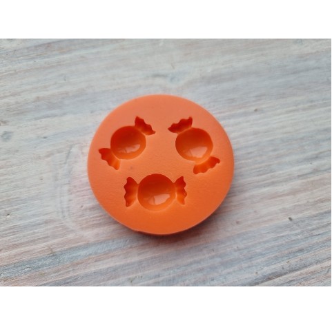 Silicone mold, Candy , 3 pcs., ~ 2.3 cm