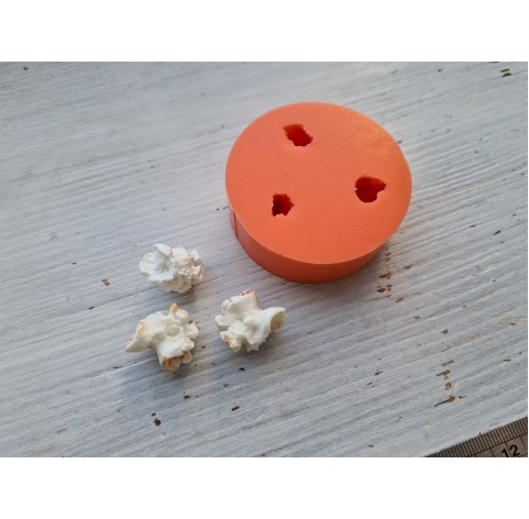 Silicone mold, Popcorn, 3 pcs., ~ 1.7-2.3 cm