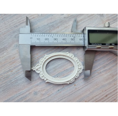 Silicone mold, Frame, ~ 3.6 * 6.1 cm