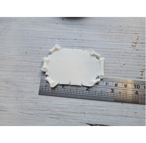 Silicone mold, Scroll, ~ 6.5 cm