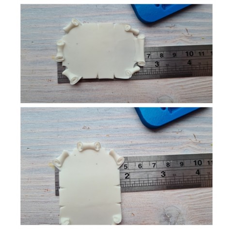 Silicone mold, Scroll, ~ 6.5* 5 cm