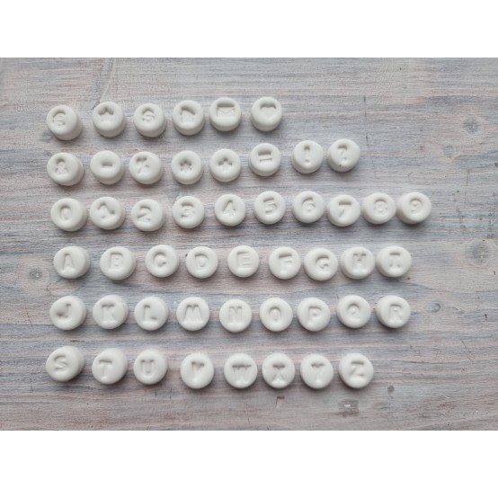 Silicone mold, Personalized toothpaste tablets/wax melts, 30 pcs., ~ Ø 1 cm
