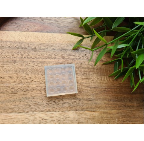 Silicone mold, Miniature soap, 16 pcs., ~ Ø 0.3-0.5 cm Silicone mold, Miniature soap, 16 pcs., ~ Ø 0.3-0.5 cm