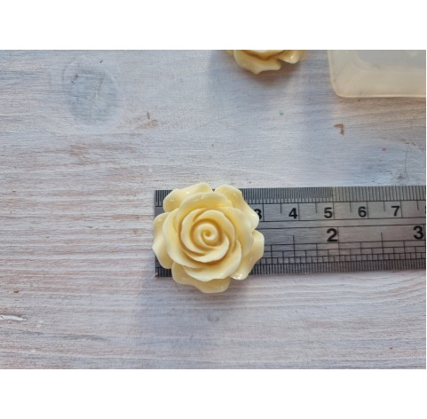Silicone mold, Roses 2 pcs., ~ 1.53 cm