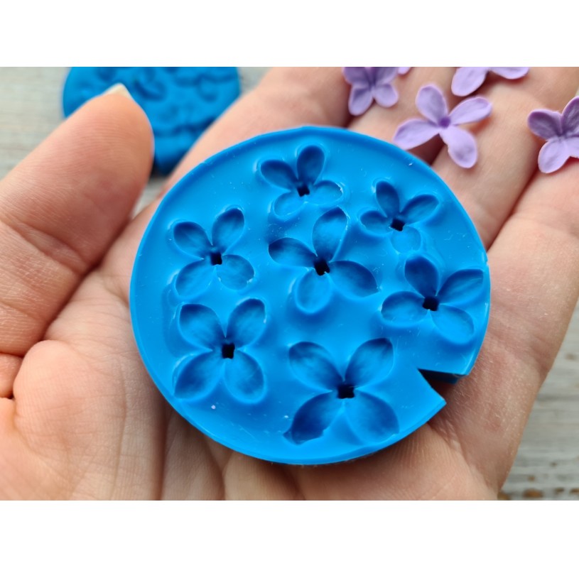 Clay Molds Small Flower Molds Silicone Cabochon Mum Mold Resin Polymer Clay  Mold Silicone Flexible Flower Rose Mould 