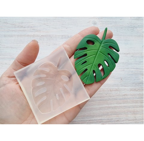 Silicone mold, Monstera leaf, style 1, ~ 5.1*7.1 cm