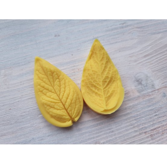Silicone veiner, Mint leaf, medium, (mold size) ~ 3.1*6 cm
