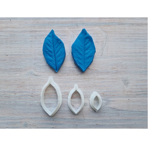 Silicone veiner, Cherry leaf, set or individually