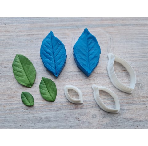 Silicone veiner, Cherry leaf, set or individually