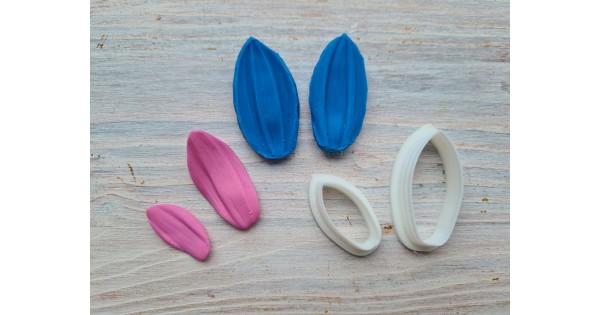 Silicone Mold Set of Flowers, 6 Pcs., 0.7-1.2 Cm, Modeling Tool for  Accessories, Jewelry, Home Decor, Shape for All Types of Polymer Clay 