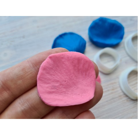 Silicone veiner, Rose petal texture, style 5, set or individually