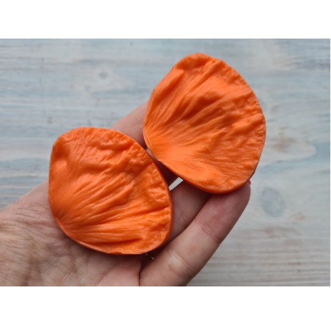 Silicone veiner, Petal texture 8, poppy, (mold size) ~ 3.7*5.5 cm
