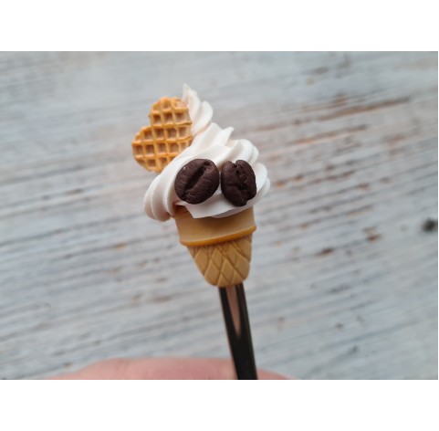 Silicone mold, Ice cream cone, style 5, ~ Ø 1.7 cm, H:1.8 cm