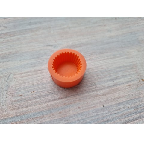 Silicone mold, Cupcake, style 3, ~ Ø 2.3-2.4 cm, H:1.1 cm