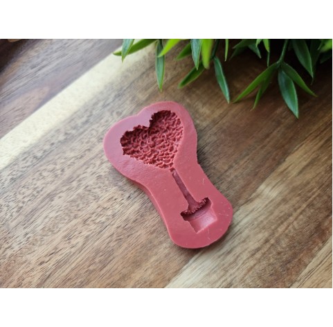 Silicone mold, Tree-heart in a pot, ~ 2.8*5.1 cm