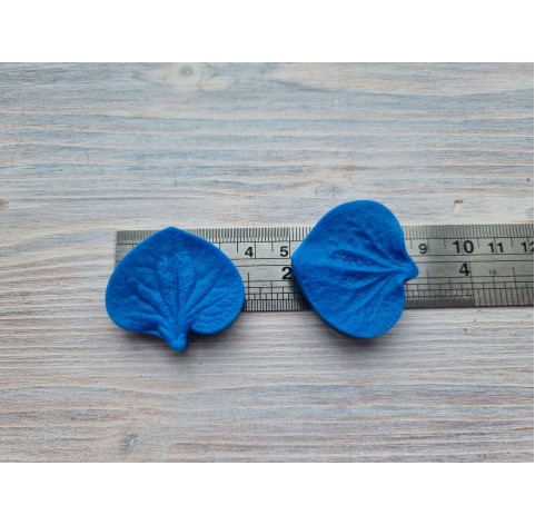 Silicone veiner, Hydrangea petal, natural, medium, (mold size) ~ Ø 3.9 cm