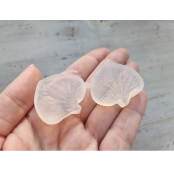 Silicone veiner, Hydrangea petal, natural, medium, (mold size) ~ Ø 3.9 cm