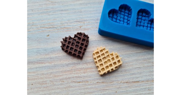 Silicone Mold of Waffle, Style 2, Round, Large, Ø 7 Cm, Modeling Tool for  Accessories, Jewelry, Home Decor, Shape for Polymer Clay 