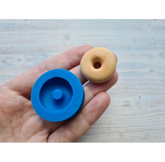 Silicone mold, Donut 3, ~ Ø 2.6 cm