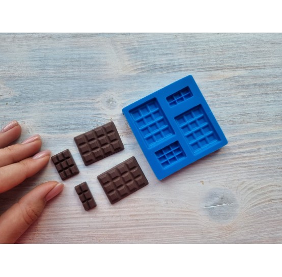 Silicone mold, Set of chocolate sweets, 4 pcs., ~ 1.7-3.2 cm