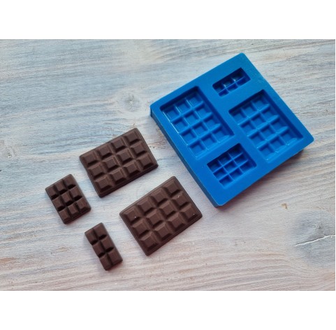 Silicone mold, Set of chocolate sweets, 4 pcs., ~ 1.7-3.2 cm