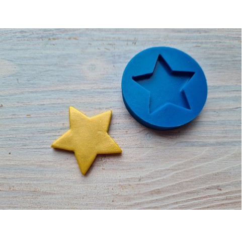Silicone mold, Star, style 1, ~ 3.3 cm