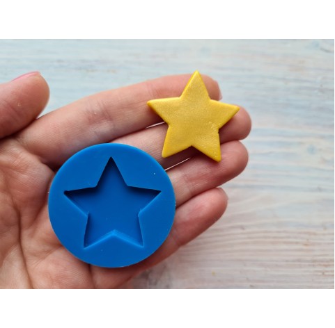 Silicone mold, Star, style 1, ~ 3.3 cm