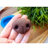 Silicone mold, Dog or bear nose, style 8, ~ 4.7*3.8 cm, H:1.2 cm