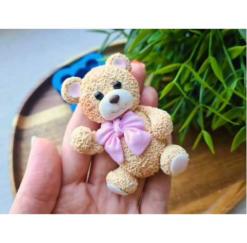 Silicone mold, Bear, style 8, ~ 5*7.1 cm, H:1.9 cm