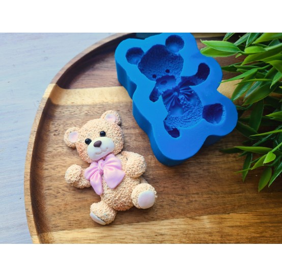 Silicone mold, Bear, style 8, ~ 5*7.1 cm, H:1.9 cm