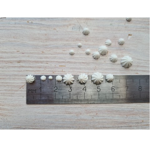 Silicone mold, Mini meringue, 20 pcs., ~ Ø 0.3-0.9 cm