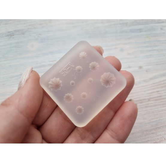 Silicone mold, Mini meringue, 10 pcs., ~ Ø 0.1-0.6 cm