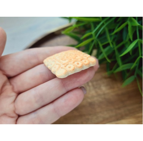 Silicone mold, Full size biscuit, style 6, ~ 3.1 cm, H:0.6 cm