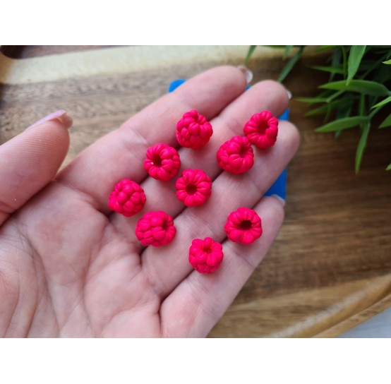 Silicone mold, Handmade raspberry, inverted, 9 elements, ~ Ø 1.1 cm, H:1 cm