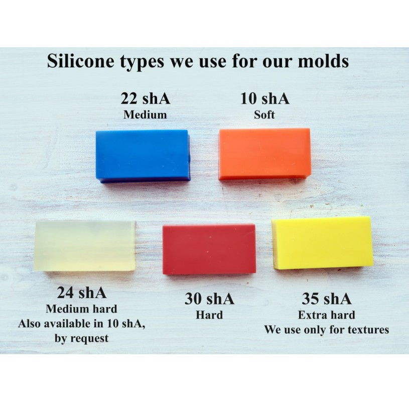Types of silicone for moulding - The different moulding silicones