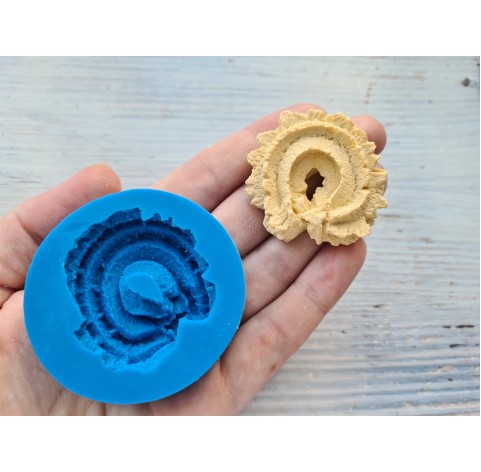 Silicone mold, Cookie 8, shortbread cookie, ~ 4*4.2 cm