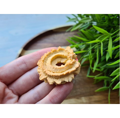 Silicone mold, Full size cookie, style 16, shortbread, ~ 3.9*4 cm, H:0.9 cm