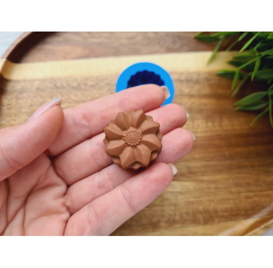 Silicone mold, Chocolate, style 66, ~ Ø 2.8 cm, H:1.3 cm