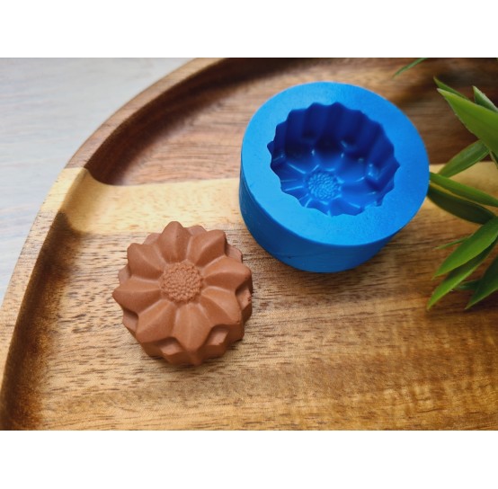 Silicone mold, Chocolate, style 66, ~ Ø 2.8 cm, H:1.3 cm