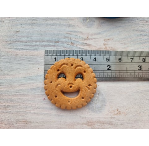 Silicone mold, Cookie with a smile 2, ~ Ø 4 cm