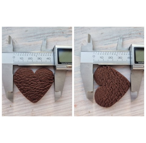 Silicone mold, Cookie heart, shortbread, ~ 3.8*4.4 cm