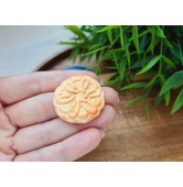 Silicone mold, Full size biscuit, style 45, ~ Ø 3*3.2 cm, H:0.6 cm